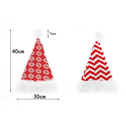 Plush Knitted Christmas Hat DailySale