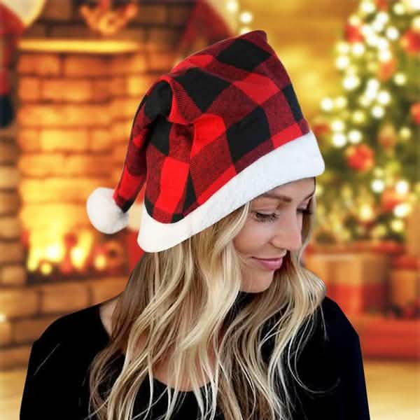 Plush Knitted Christmas Hat DailySale