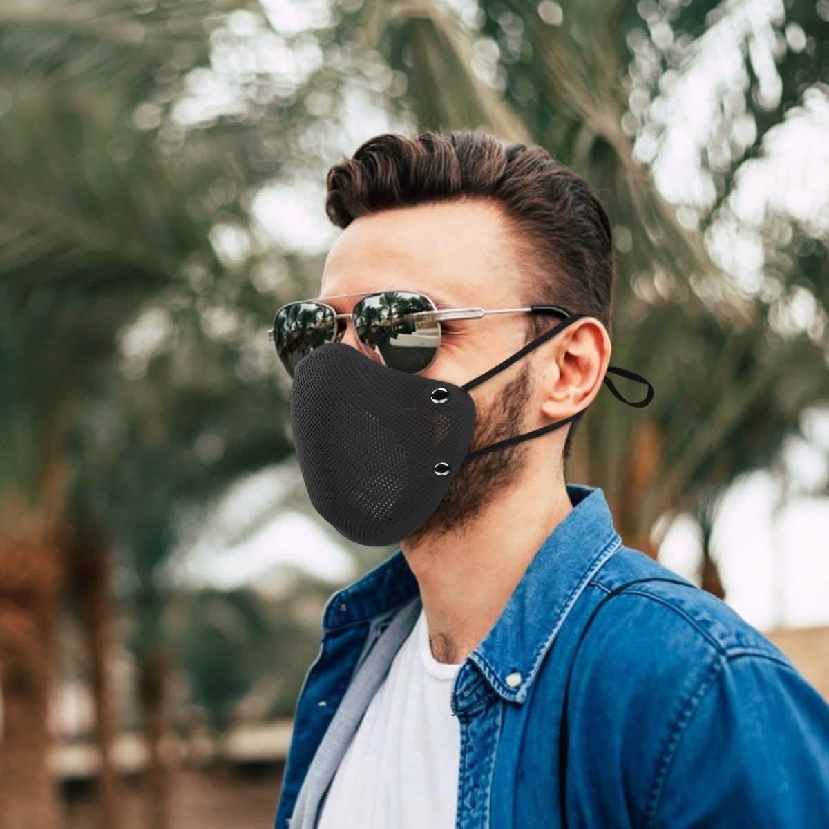 PM2.5 Mouth Nose Disconnect-type Reusable Washable Silicone Mask DailySale