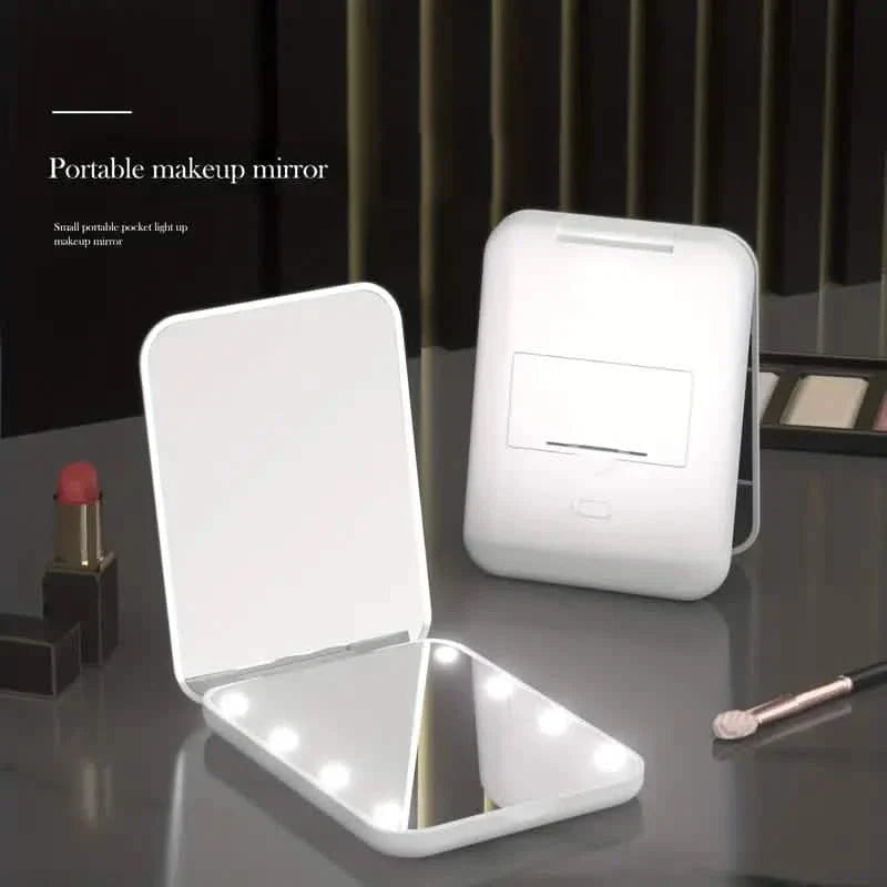 Pocket Mirror, 1X/3X Magnification LED Compact Travel Makeup Mirror DailySale