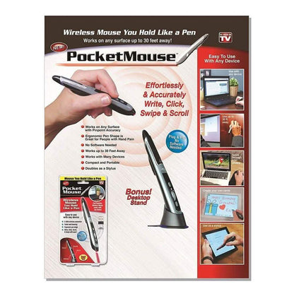 Pocket Mouse Wireless Optical Digital Pen Mouse & Stylus DailySale