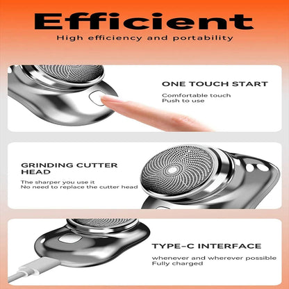 Pocket Size Portable Shaver Wet and Dry Mens Razor USB Rechargeable Shaver DailySale