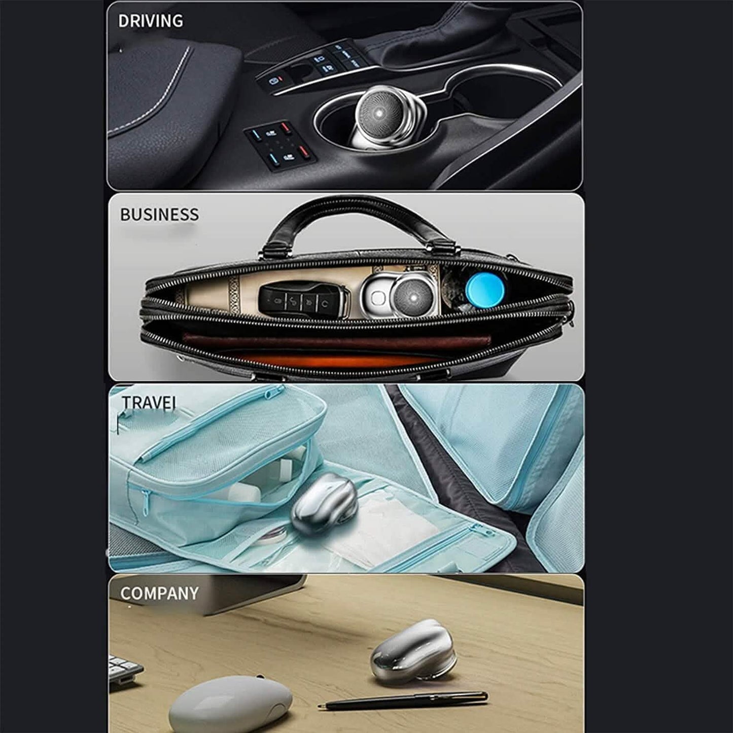 Pocket Size Portable Shaver Wet and Dry Mens Razor USB Rechargeable Shaver DailySale