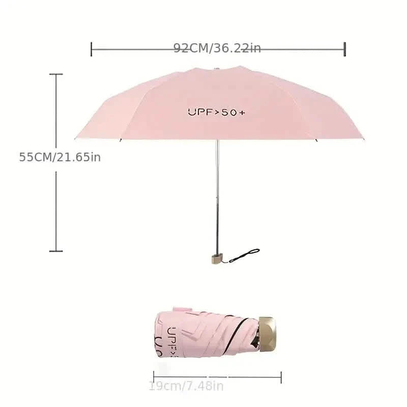 Pocket Windproof UV50 Anti-sunburn Rain Umbrella DailySale