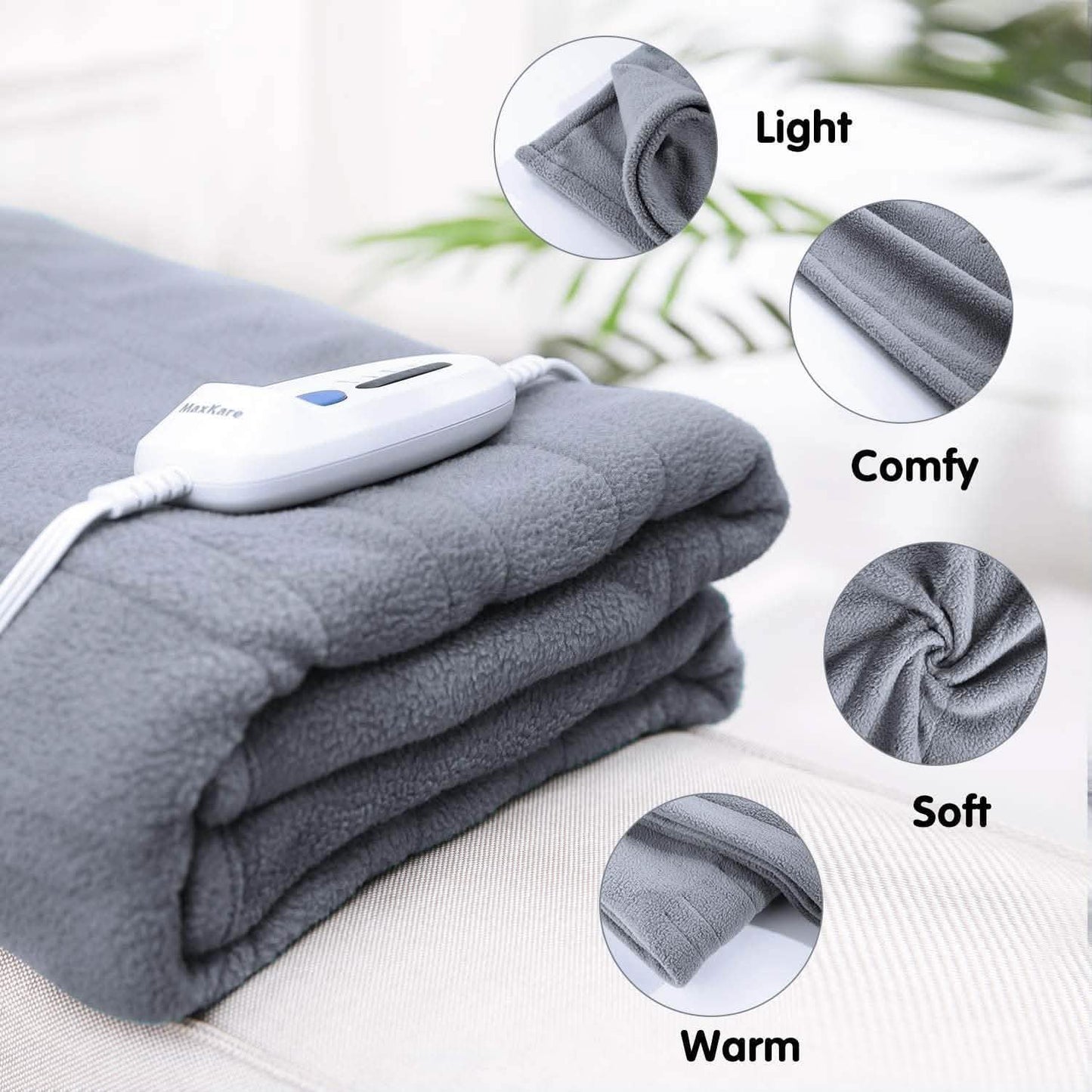 Polar Fleece Full Body Warming Premium Microfiber Sofa Blankets DailySale