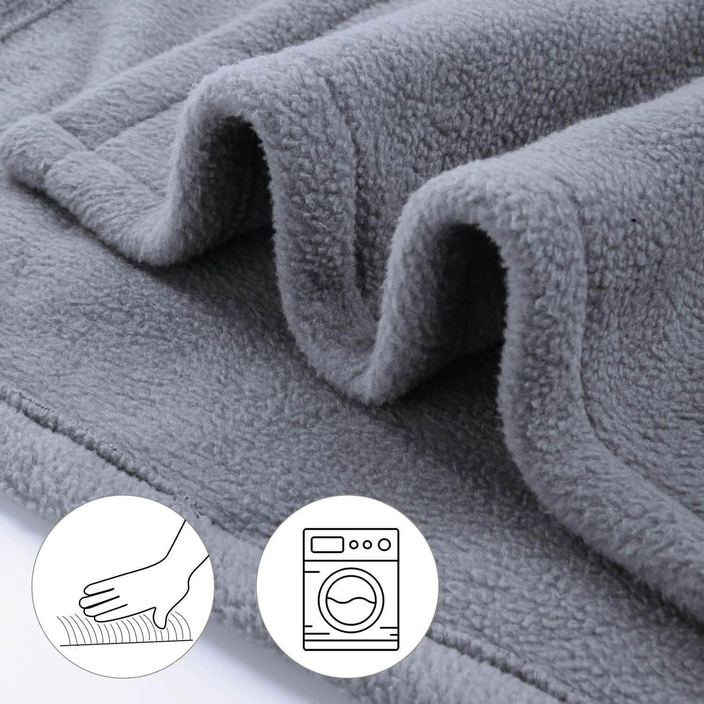 Polar Fleece Full Body Warming Premium Microfiber Sofa Blankets DailySale