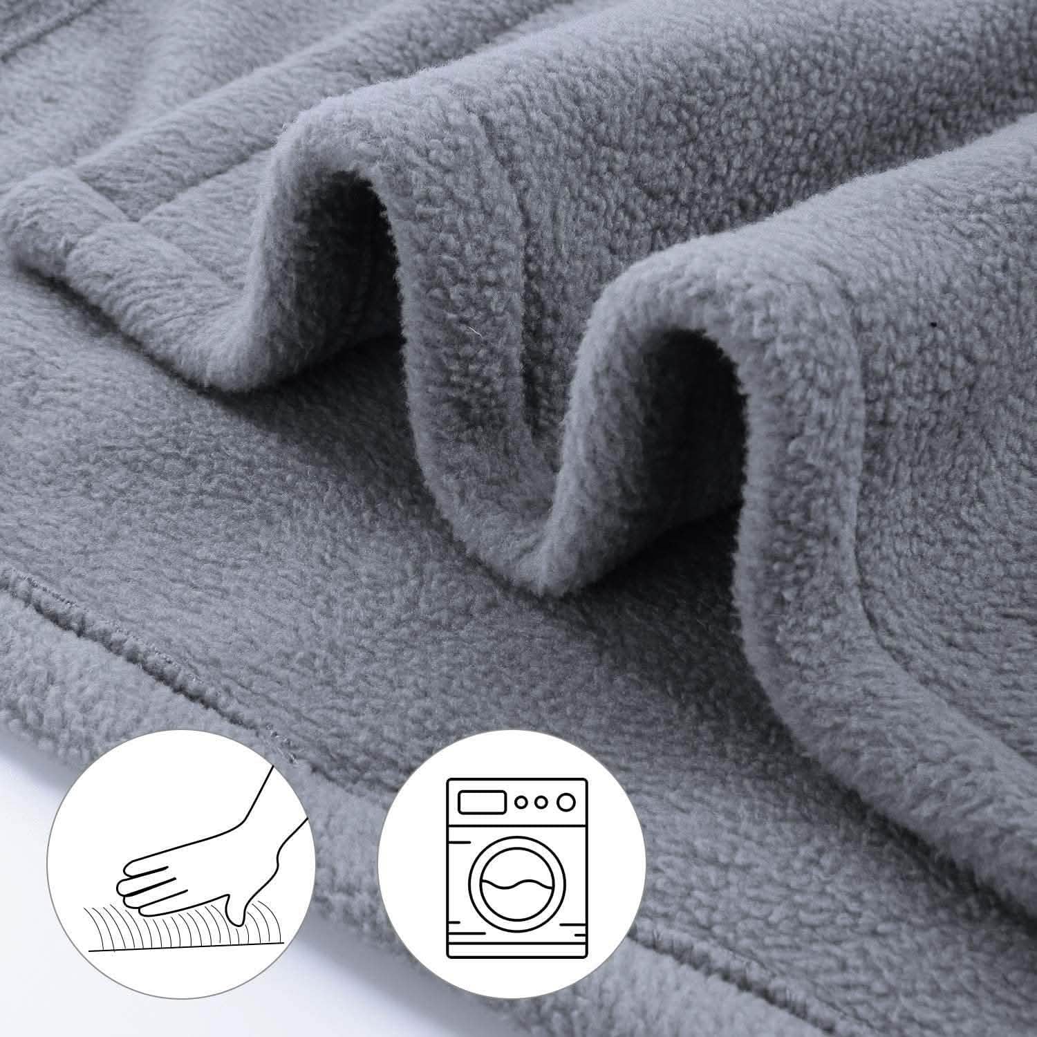 Polar Fleece Full Body Warming Premium Microfiber Sofa Blankets DailySale