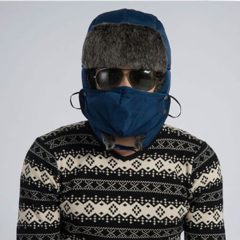 Polar Fleece Hat with Removable Face Mask DailySale