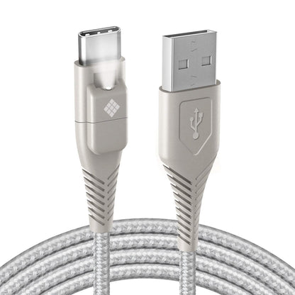 Polaroid 5 Ft USB Type-C Nylon Braided Charger Cable with LED Light DailySale