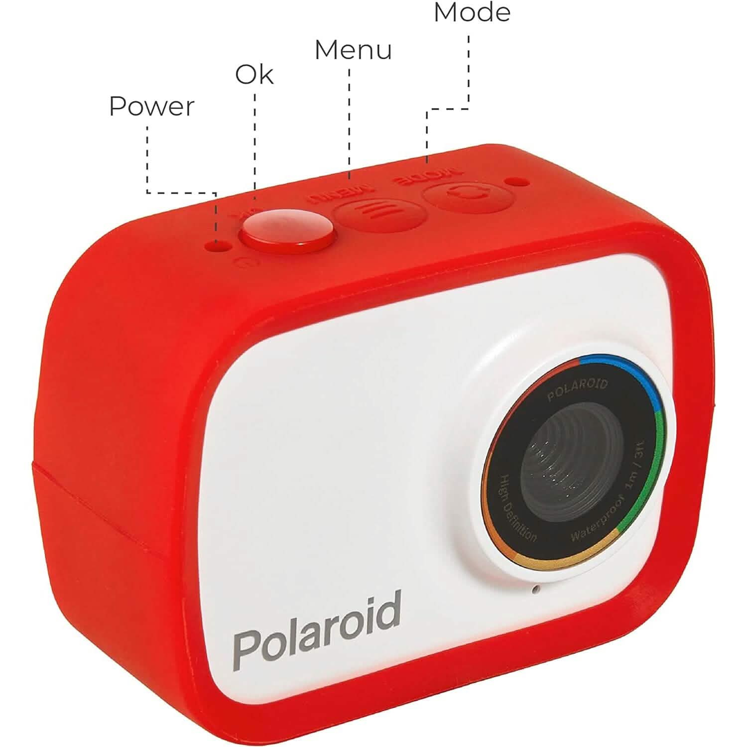 Polaroid Sport Action Camera 720p 12.1mp, Waterproof Camcorder Video Camera with Built in Rechargeable Battery and Mounting Accessories,  (Refurbished) DailySale