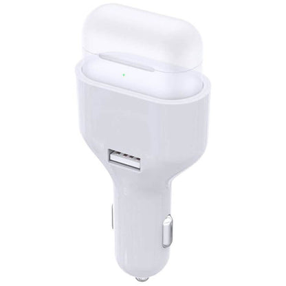 Poleet Car Charger With Charging Adapter for AirPods 1 and 2 DailySale
