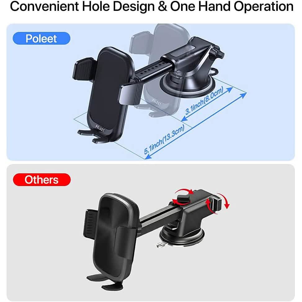 POLEET Car Phone Holder Mount DailySale