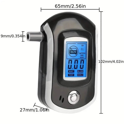 Police-Grade Breathalyzer with LCD Display - AT6000 Alcohol Tester DailySale