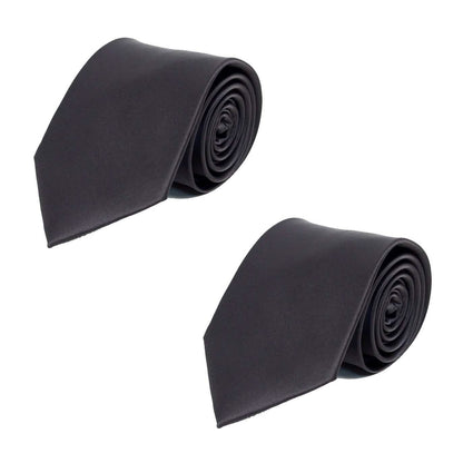 Poly Solid Satin Tie DailySale