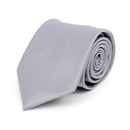 Poly Solid Satin Tie DailySale