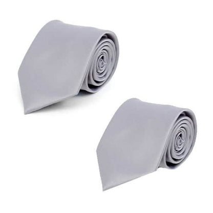 Poly Solid Satin Tie DailySale