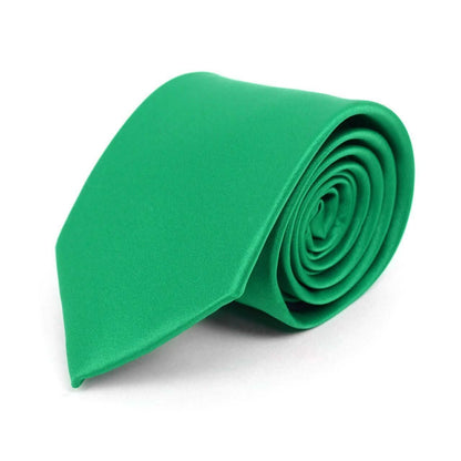 Poly Solid Satin Tie DailySale