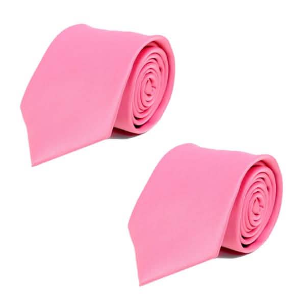 Poly Solid Satin Tie DailySale