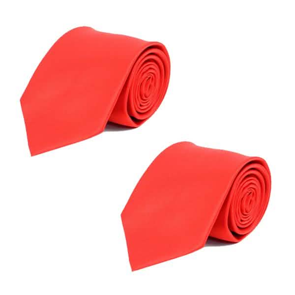 Poly Solid Satin Tie DailySale