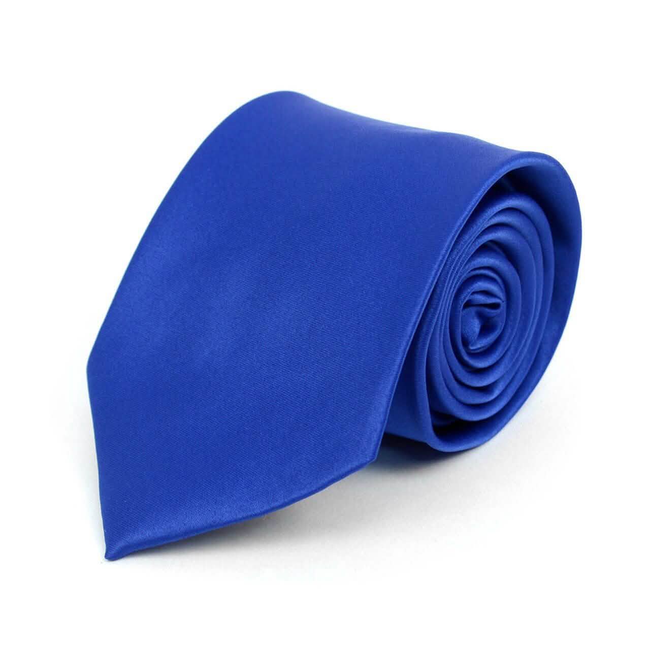 Poly Solid Satin Tie DailySale