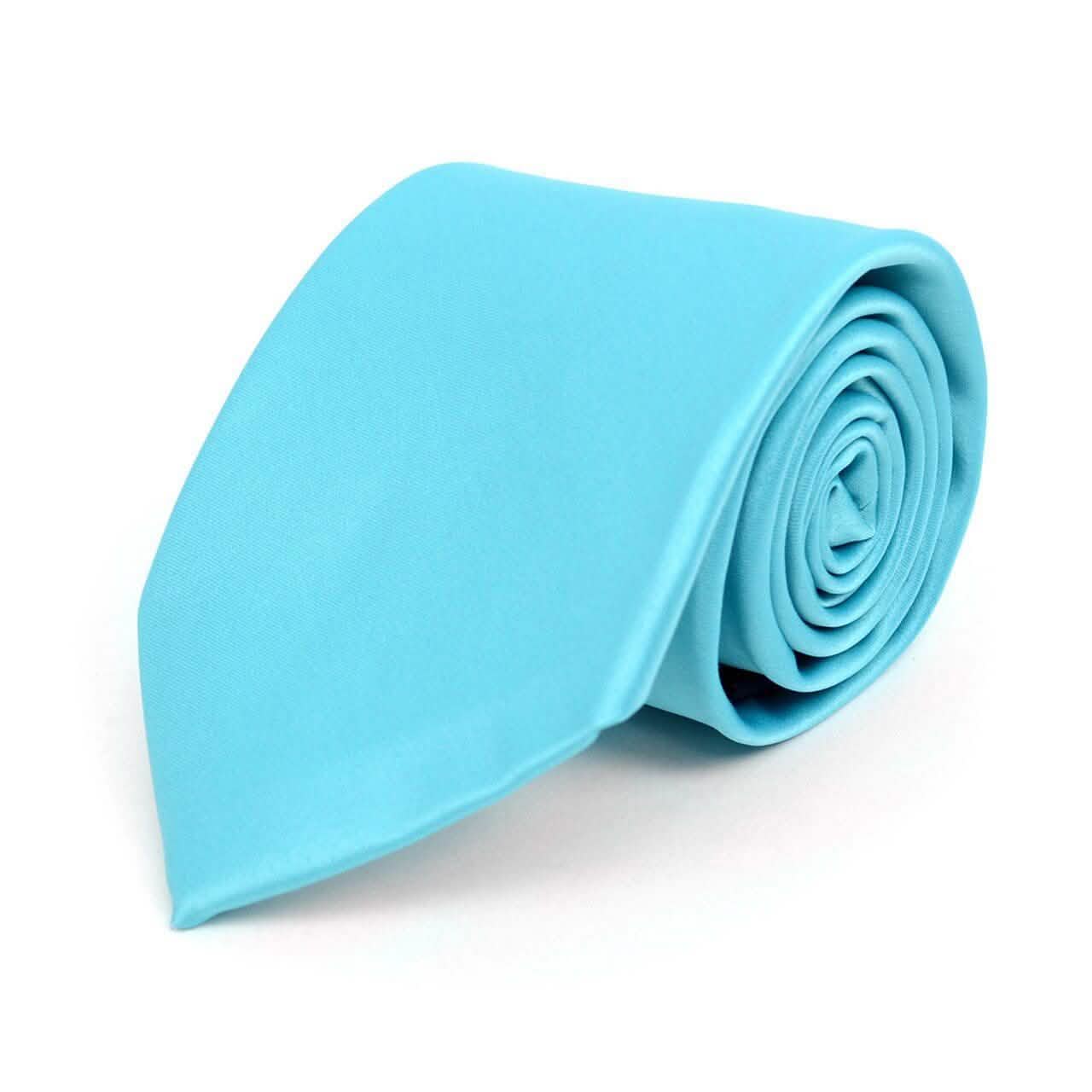 Poly Solid Satin Tie DailySale
