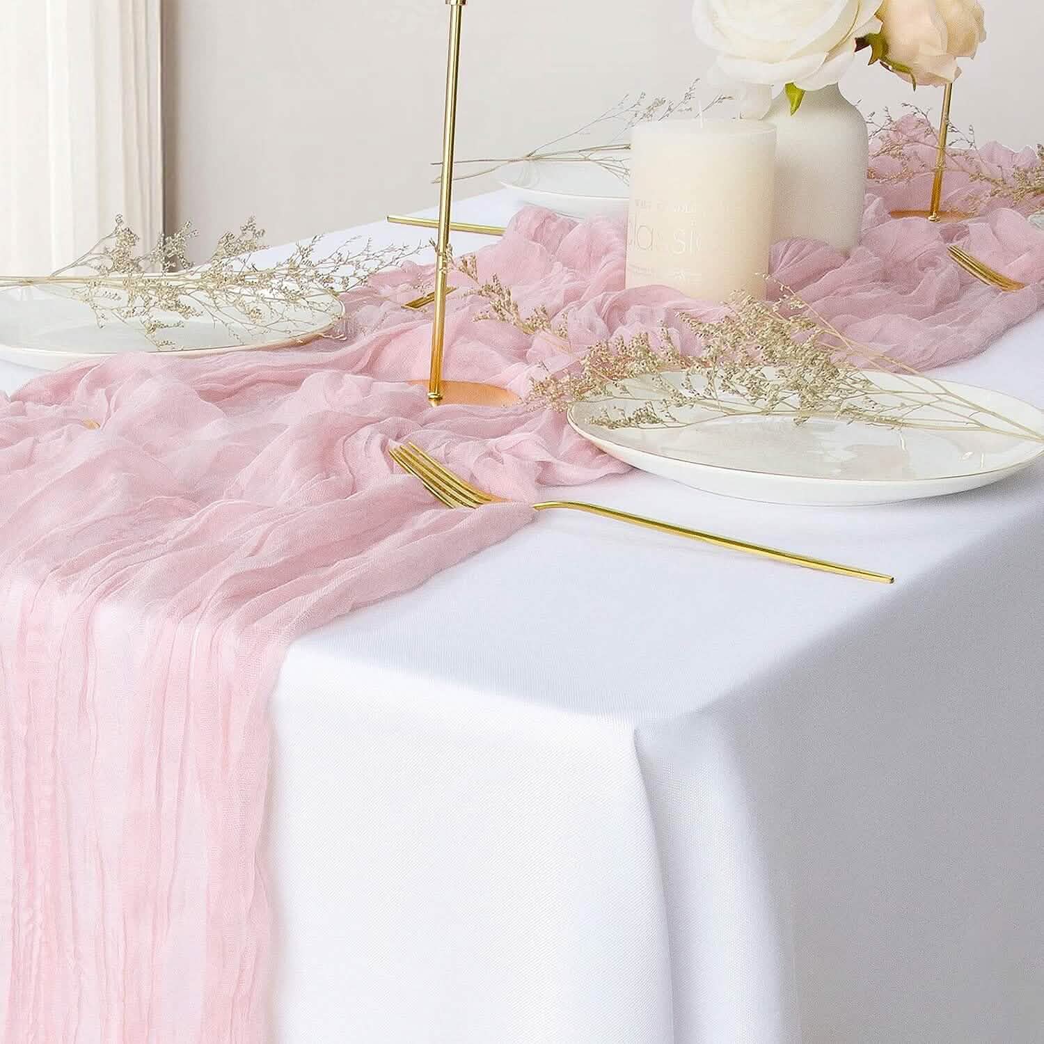 Polyester Crinkle Table Runner DailySale