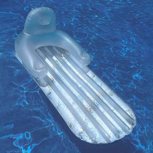 Pool Float for Adults Inflatable Lounge Chair Recliner for Swimming/Tanning DailySale