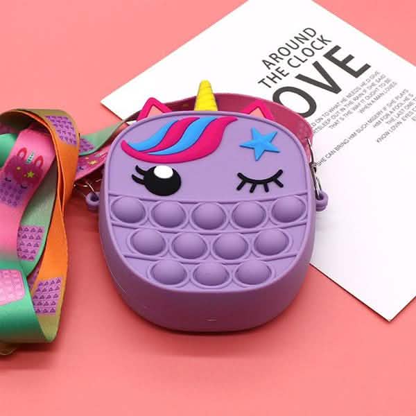 Pop Unicorn Purse Fidget Toys For Girls DailySale