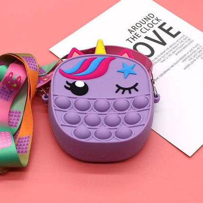 Pop Unicorn Purse Fidget Toys For Girls DailySale
