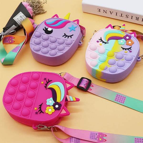 Pop Unicorn Purse Fidget Toys For Girls DailySale