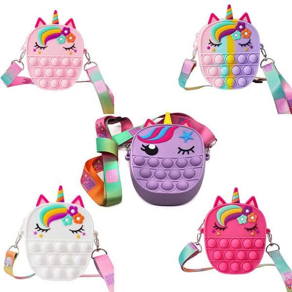 Pop Unicorn Purse Fidget Toys For Girls DailySale