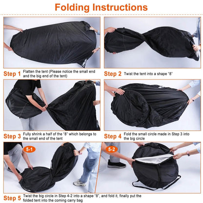 Pop Up Privacy Foldable Tent with Carry Bag DailySale