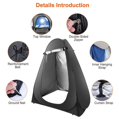 Pop Up Privacy Foldable Tent with Carry Bag DailySale