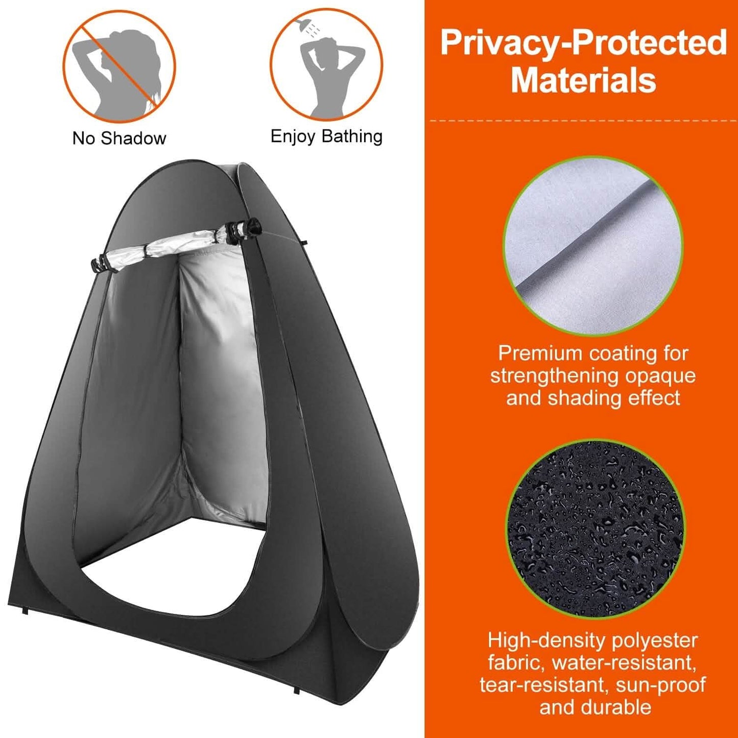 Pop Up Privacy Foldable Tent with Carry Bag DailySale