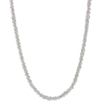 Pori Jewelers 925 Sterling Silver 2MM Twisted ROC Chain Necklace DailySale