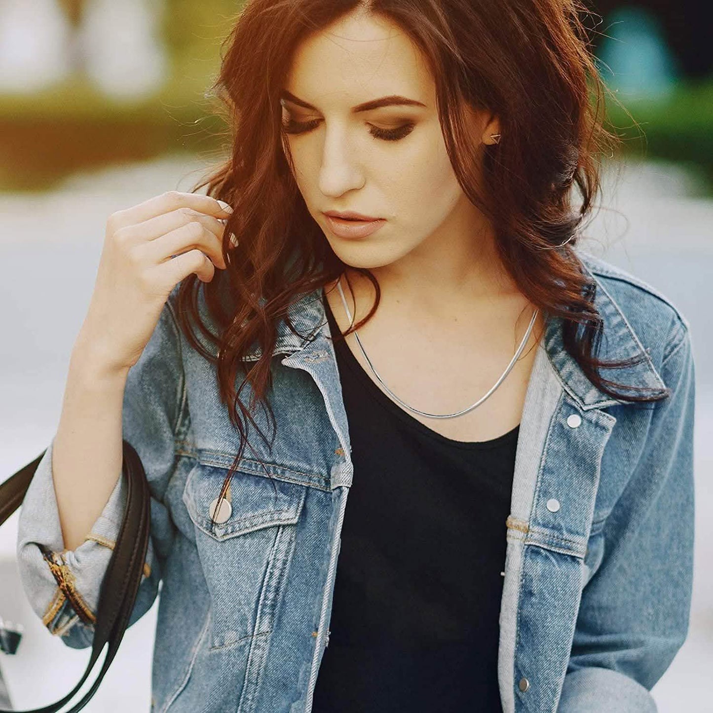 Pori Jewelers .925 Sterling Silver .7MM Magic 8 Sided Italian Snake Chain DailySale