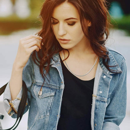 Pori Jewelers .925 Sterling Silver .7MM Magic 8 Sided Italian Snake Chain DailySale