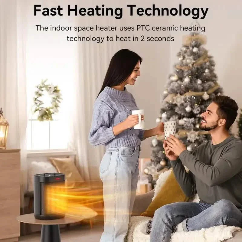 Portable 1500W/900W PTC Ceramic Space Heater DailySale