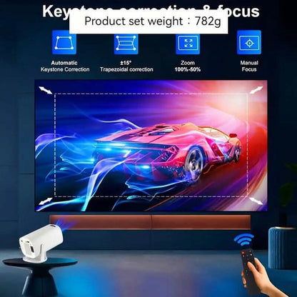 Portable 4K Mini Projector 180° Rotation DailySale