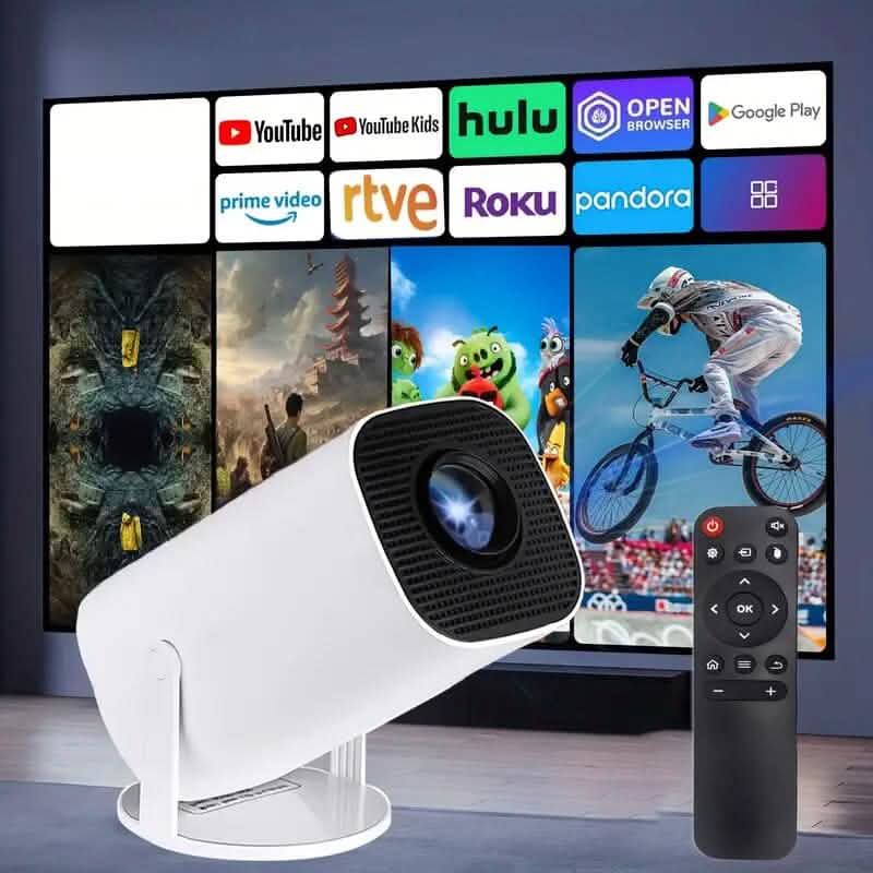 Portable 4K Mini Projector 180° Rotation DailySale