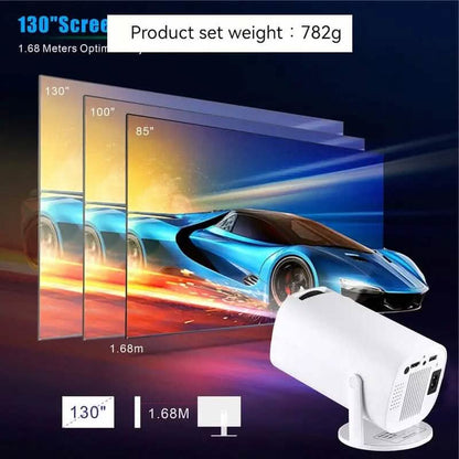 Portable 4K Mini Projector 180° Rotation DailySale
