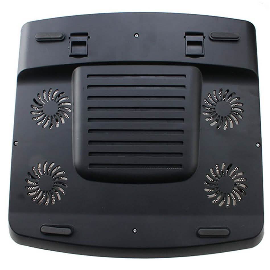 Portable 5 Fans Cooling Pad LED Light Radiator DailySale