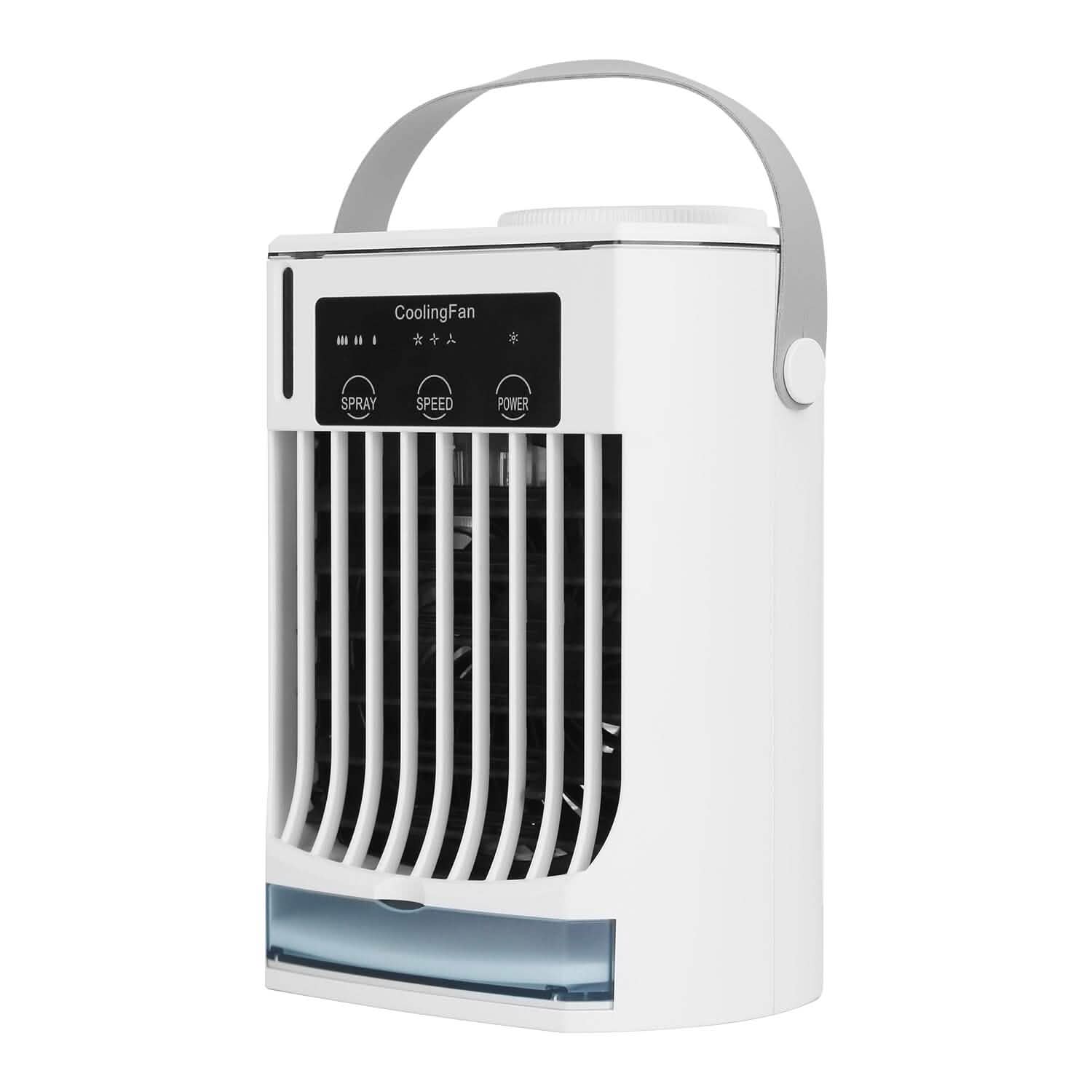 Portable Air Conditioner Fan Evaporative Humidifier 3 Speed Spray DailySale