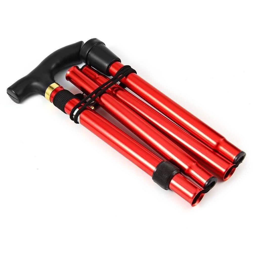 Portable Aluminum Folding Walking Travel Stick Cane DailySale