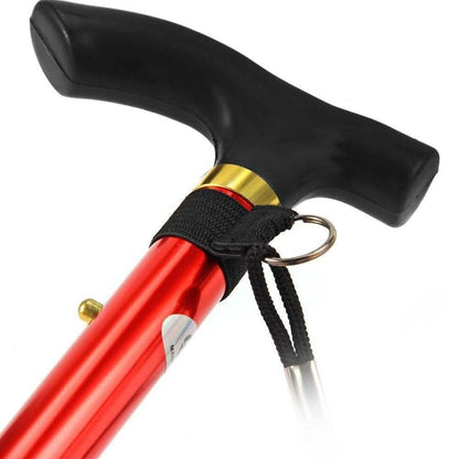 Portable Aluminum Folding Walking Travel Stick Cane DailySale
