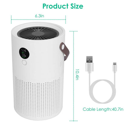 Portable Anio Air Purifier Electronic Air Sterilization with 4 Modes Night Light DailySale
