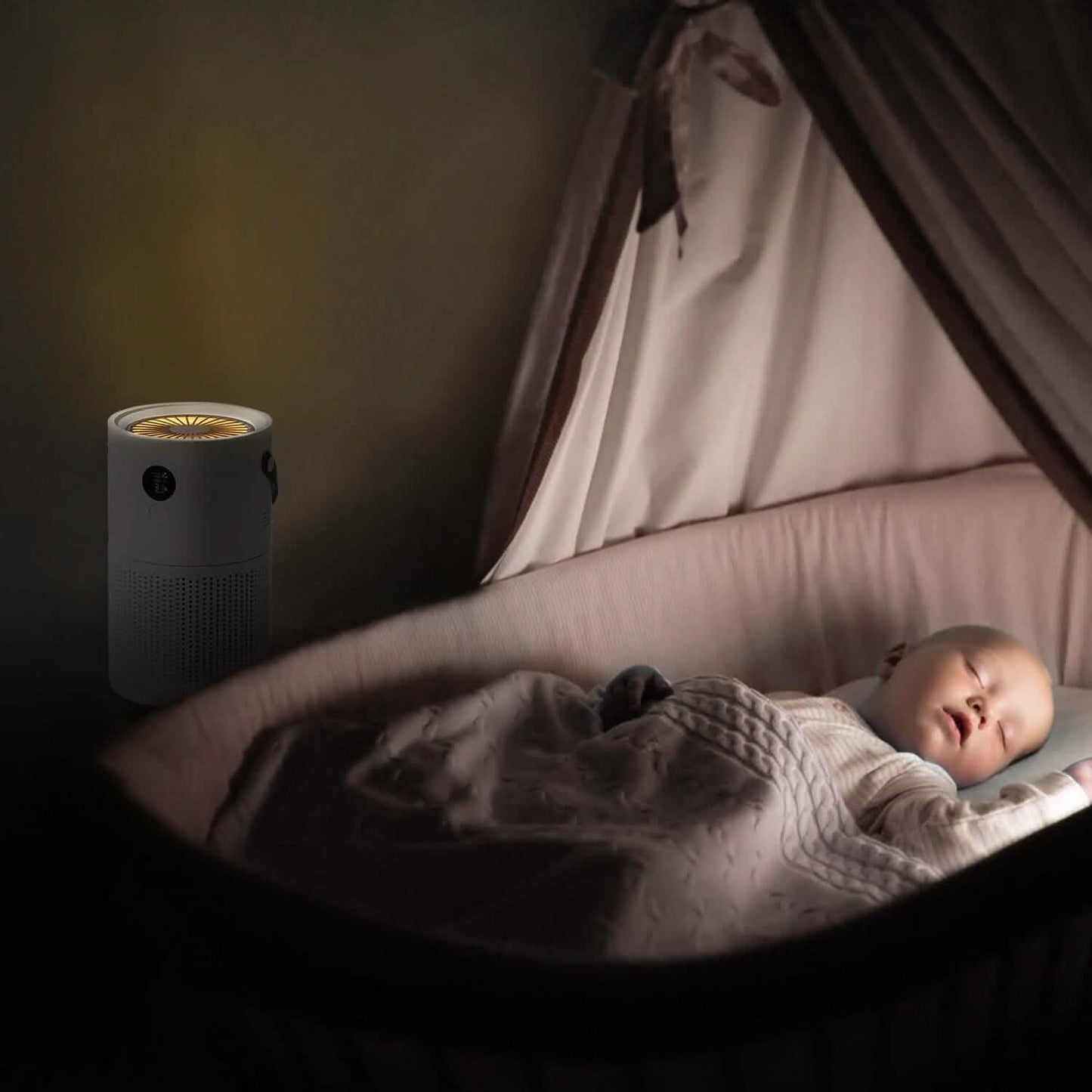 Portable Anio Air Purifier Electronic Air Sterilization with 4 Modes Night Light DailySale