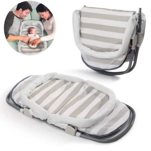 Portable Baby Bedside Lounger Infant Bassinet Sleeping Bed DailySale