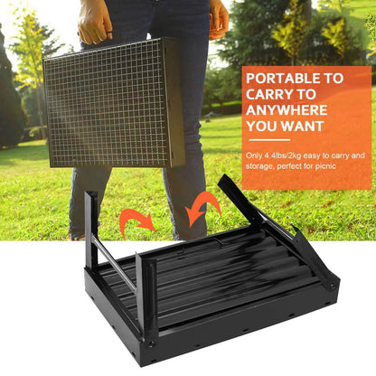 Portable Barbecue Grill Foldable Charcoal DailySale