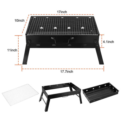 Portable Barbecue Grill Foldable Charcoal DailySale